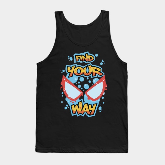 Miles into the Spiderverse T-Shirt Tank Top by BrainDrainOnly